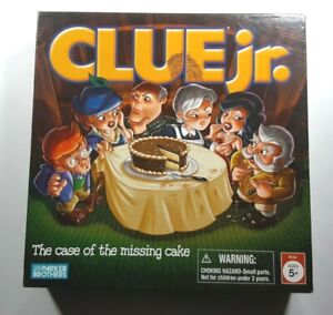 2005 PARKER BROTHER CLUE JR CASE OF THE MISSING CAKE HASBRO GAME - 100% COMPLETE