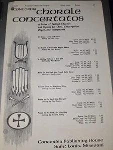 "Praise To The Lord, The Allmächtig" komponiert von Paul G. Bunjes ~ Noten (1959) - Bild 1 von 3