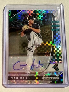 K83,054 - 2020 Panini Prizm Base Auto Prizms Power Plaid #163 Chase Antle #/17