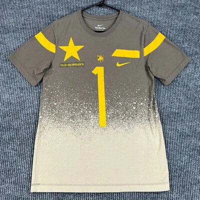 Army Black Knights Shirt Nike Mens Small Brown Short Sleeve Old Ironsides #1 - Image 1 of 4