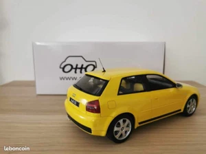 Miniature neuve Audi S3 (8L) Imola Yellow 1999 no S4 RS4 1/18 Otto Ottomobile - Foto 1 di 1