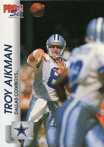 TROY AIKMAN 1992 PRO SET # 473