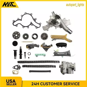 Timing Chain Kit w/ Water Oil Pump For Ford Mazda Mercury 4.0L 1997 1998-2010 - Foto 1 di 5
