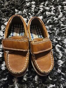 Carters Loafers Brown Shoes Boys Toddler Size 9c 