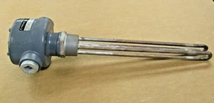 CHROMALOX, IMMERSION HEATER, ARMTC-2XXE2T2, 120V, 1 PH, 2000W, 326MM, 116529004 - Picture 1 of 10