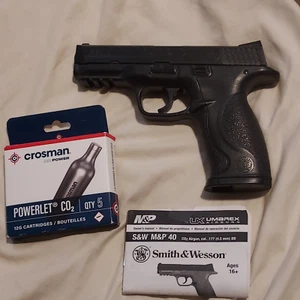 Smith & Wesson M&P 40 .177 Caliber BB Gun Air Pistol, Black, Standard Action - Picture 1 of 6