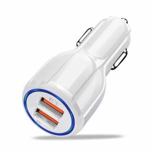 2PCS Fast Charging Dual USB 3.1A 12V Car Charger Adapter 3.0 iPhone Android LG + - Picture 1 of 9