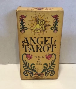 Vintage Angel Tarot 78 Card Deck Full Color By Kaplan First Ed. 1980 - Picture 1 of 12
