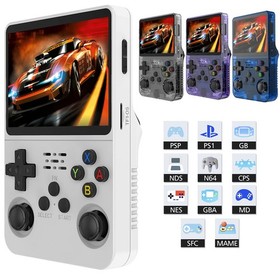 R36S R40S PRO Handheld Video Game Console 30000 Games 3.5 Inch Screen