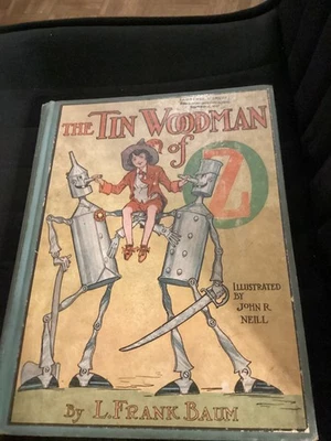The Tin Woodman of Oz by L. Frank Baum, Reilly & Lee 12 color plates - Image 1 of 4