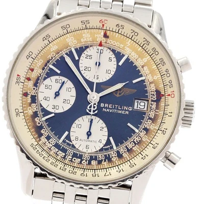 BREITLING Navitimer A13322 Chronograph Date Navy Dial Automatic Men's _879897 - image 1 of 4