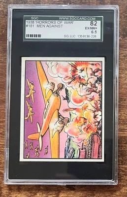 1938 Horrors of War #181 Men Against Machines SGC 6.5 EX/NM+ - Image 1 of 2