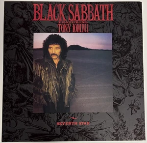 BLACK SABBATH Seventh Star Tony Iommi 12x12 Record Store Promo Poster Flat 1986 - Bild 1 von 1