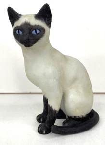 Andrea by Sadek Siamese Cat Figurine 5.5” Tall Vintage #8290 Foot Marking - Picture 1 of 8