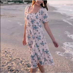 Vestido Gal Meets Glam 12 Isabel Cottagecore Playa Femenino Romántico Floral $188 - Imagen 1 de 12