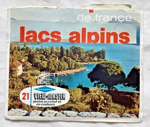 Lacs Alpins de France  View Master  S6 Packet  1960s  French - Picture 1 of 2