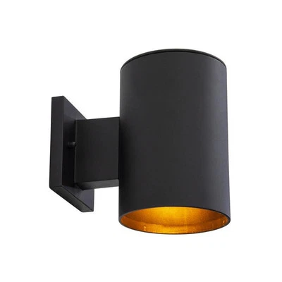 Yosemite Decoración del Hogar 1 Luz Exterior en Acabado Negro Mate Foto 1 de 4