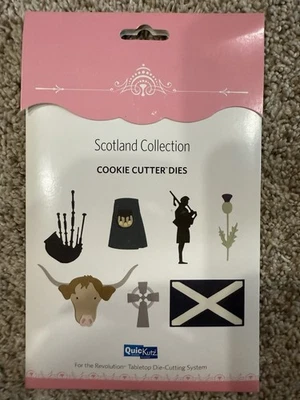 Quickutz Scotland Collection Cookie Cutter Dies ~ New - Image 1 of 2