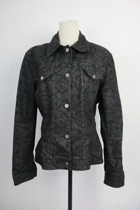 Versace Sport Denim Jacket Woman Size 48 Vintage Medusa - Picture 1 of 13