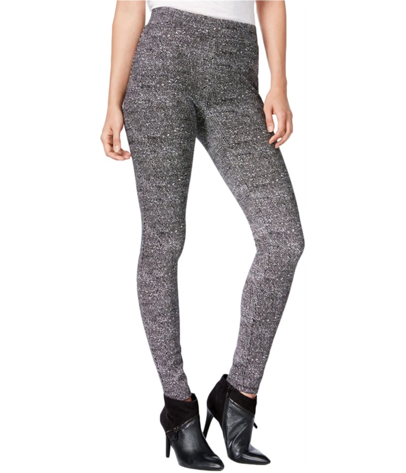 Leggings casuais femininas estampadas bar III, preta, XX-pequena - Imagem 1 de 1