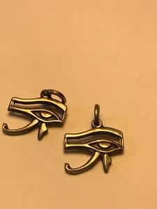 EYE OF HORUS PENDANT .800 SILVER EGYPTIAN HANDMADE FREE SHIPPING  - Picture 1 of 9