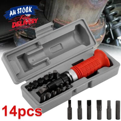 14Pcs Screw Socket Kit Heavy Duty Impact Driver Bits Screwdriver ACB# - Image 1 of 4