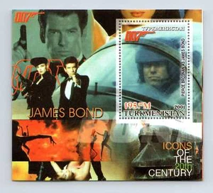 Turkmenistan 2001 Pierce Brosnan, 007 James Bond MNH M/S #M1092 - Picture 1 of 1