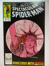 SPECTACULAR SPIDER-MAN #140 - PUNISHER APPEARANCE ! - 1988 - MARVEL COMICS