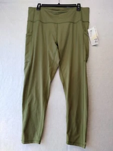 Z By Zella Leggings Mujer Talla XL Verde Cintura Elástica Pantalones Ropa Activa Yoga - Imagen 1 de 5