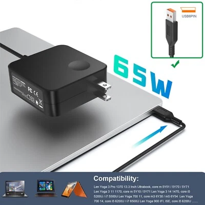 Cargador adaptador para Lenovo Yoga 3 Pro-1370 Yoga 700 900S Ideapad 700s Miix 700  Foto 1 de 4