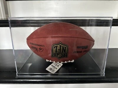 Lane Johnson Signed "The Duke" Wilson Football Oklahoma Philadelphia Eagles Auto - Image 1 of 3