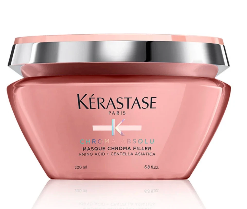 Mascarilla capilar Chroma Filler hidrata profundamente y fortalece la fibra capilar mientras es profesional Foto 1 de 1