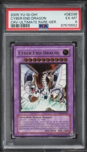 2005 Yu-Gi-Oh! Cyber End Dragon CRV-DE036 Ultimate Rare German PSA 6 - Picture 1 of 1