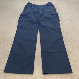 5.11 Tactical Pants Mens 32x32 Blue Stretch Security Cargo Rip Stop Regular Fit - Picture 1 of 13
