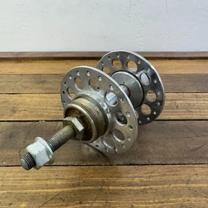 Vintage Rear Hub 40h Phone Dial Race Nutted Track 100 102 mm Bike - Picture 1 of 11