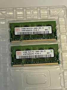 Hynix 1gb ( 2 x 512mb) sodimm ddr2 hymp164s64cp6-y5 ab-c "Working" - Picture 1 of 1