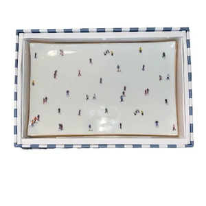 Gray Malin the Skiers Porcelain Tray by Galison - Picture 1 of 6