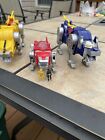 Voltron Third Dimension Lion Force 1998 Red Yellow Blue Lions Head Tested Pilots