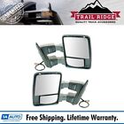 Trail Ridge Towing Mirror Power Folding Extend Heat Signal Smooth Pair for Ford