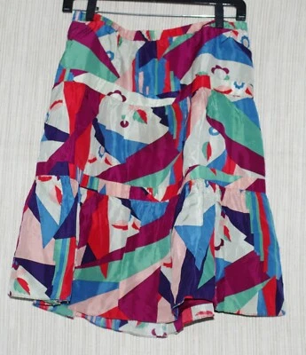  Falda hasta la rodilla forrada con volantes multicolor mezcla viscosa seda Marc Jacobs talla:6 Foto 1 de 3
