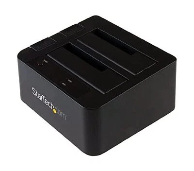 StarTech.com Dual-Bay USB 3.1 to SATA Hard Drive Docking Station, USB 3.1 (10... - Image 1 of 4