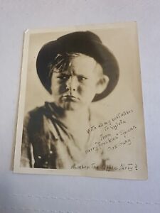 OUR GANG ACTOR HARRY "FRECKLES" SPEAR SIGNED 8x10 PHOTO CHILD ACTOR