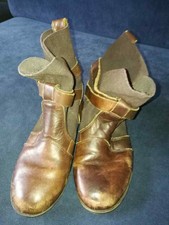 Girls Colorado Brown Leather Short Boots Size 34 