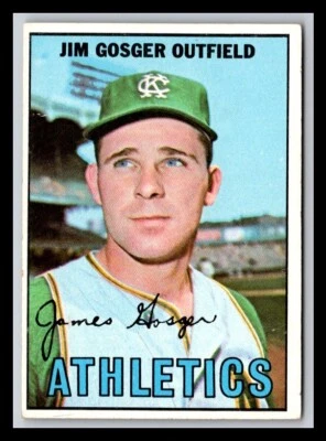 1967 Topps #17 Jim Gosger EX or Better - Image 1 of 2