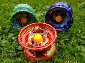 Metal Dragon YoYo Toy Gift Aluminum Kids Ball Bearing String Trick Stocking UK - Picture 1 of 8