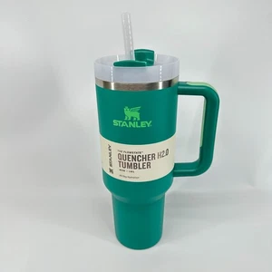 Stanley Quencher H2.O The FlowState Tumbler Mug Green 40 Oz - Picture 1 of 11