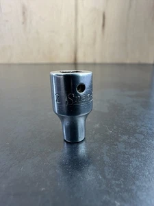 Unità Snap-On 1/4" usata 6pt 3/16" SAE presa cromata bassa TM6 made in USA - Foto 1 di 15