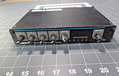 Shure SCM268 Four-Channel Microphone Mixer With Power Cord -- good Condition - Image 1 of 4