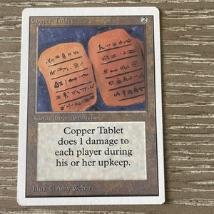 Copper Tablet (Unlimited Edition) MTG NM Magic: the Gathering Vintage - Picture 1 of 2