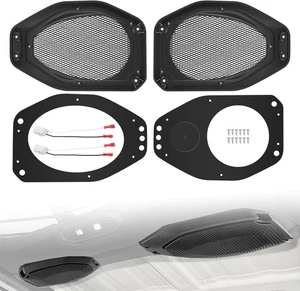 6.5" Overhead Soundbar Speaker Adapters For 2018-Up Jeep Wrangler JL & Gladiator - Picture 1 of 8